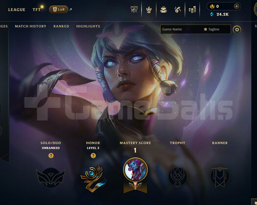 EUW Unranked | 9 Kostüm - 24K Mö | LoL Hesap