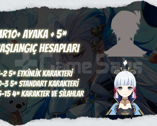 EU | MR10+ Ayaka + 5* - Başlangıç Hesapları