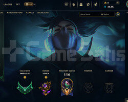 EUW Zümrüt 4 | 11 Kostüm - 30K Mö | LoL Hesap