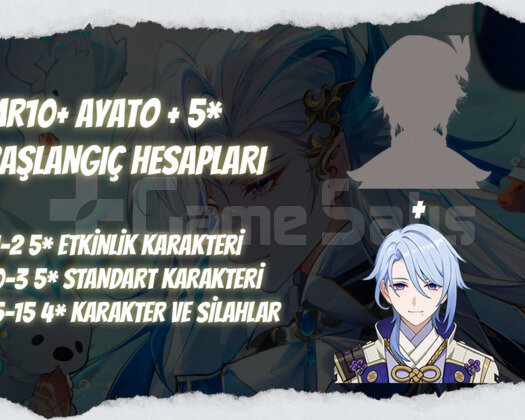 EU | MR10+ Ayato + 5* - Başlangıç Hesapları