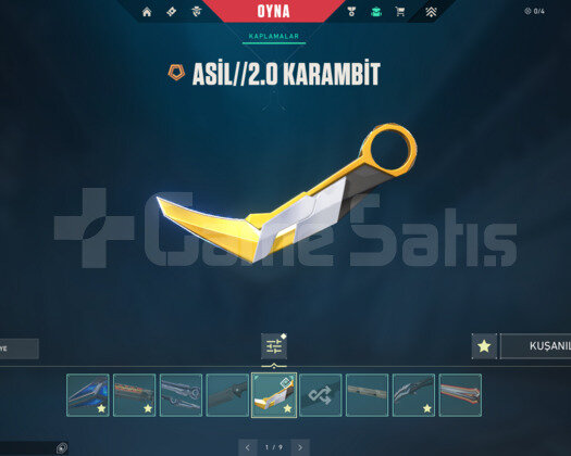 TR | ASİL KARAMBİT/SERİ TETİK/KURONAMI MAİL HESAP