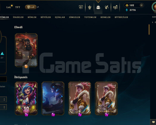 TR | 100 SKİN | UNRANKED