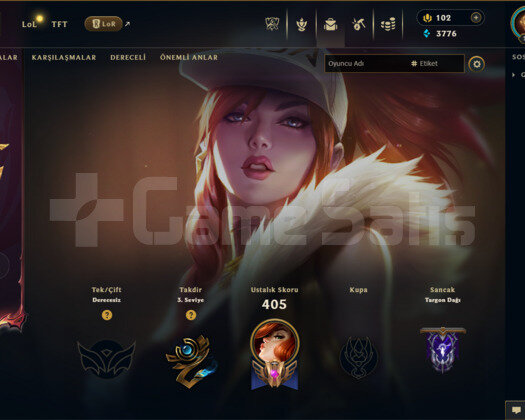 TR | 100 SKİN | UNRANKED