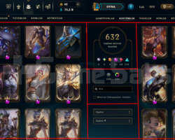 542 LEVEL / 632 SKIN / 33 İHTİŞAMLI / +MAIL KAÇMAZ