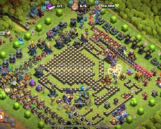FULL+FULL CLASH OF CLANS HESABİ!!!!!