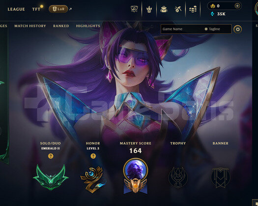 TR Zümrüt 2 | 13 Kostüm - 35K Mö | LoL Hesap
