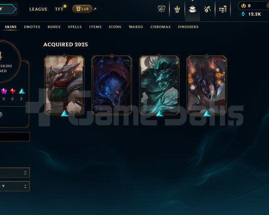 TR Unranked | 4 Kostüm - 12K Mö | LoL Hesap