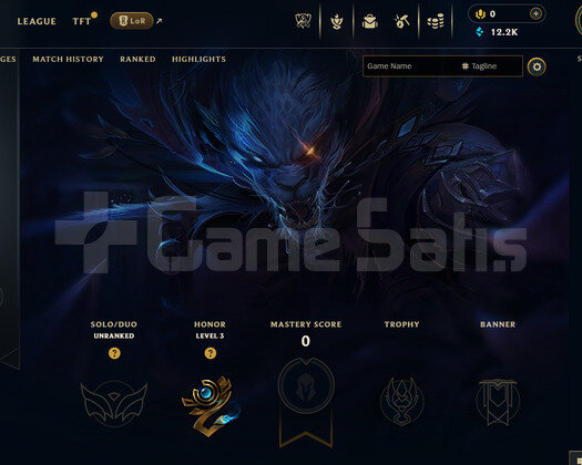 TR Unranked | 4 Kostüm - 12K Mö | LoL Hesap