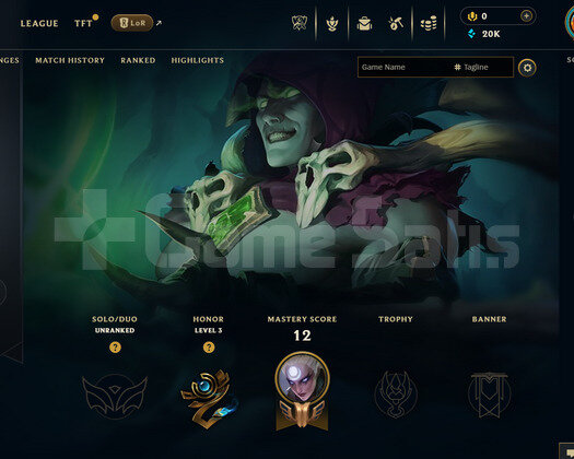 TR Unranked | 2 Kostüm - 20K Mö | LoL Hesap