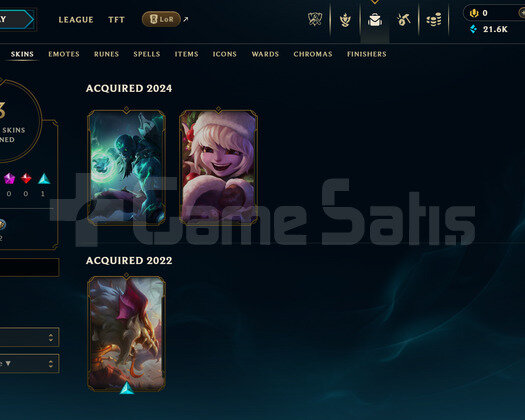 TR Bronz 4 | 3 Kostüm - 21K Mö | LoL Hesap
