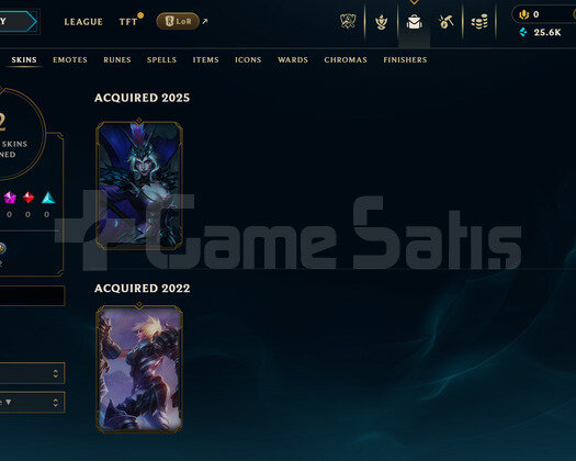 TR Unranked | 2 Kostüm - 25K Mö | LoL Hesap