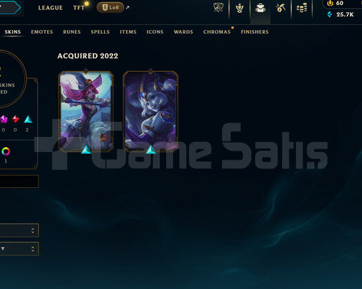 TR Unranked | 2 Kostüm - 25K Mö | LoL Hesap