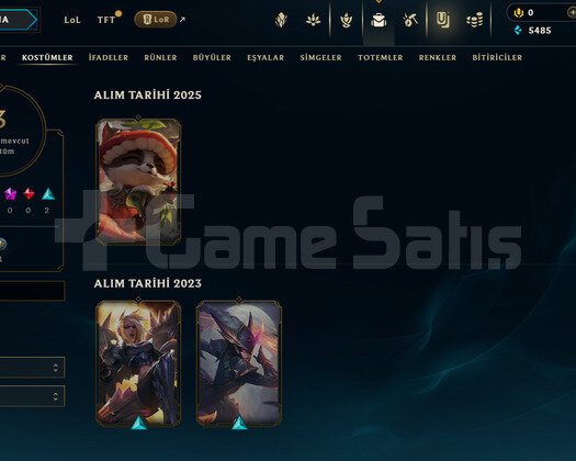 TR Unranked | 3 Kostüm - 29 Hero | LoL Hesap