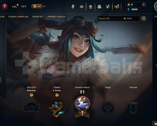 TR Unranked | 1 Kostüm - 36 Hero | Dereceli Hazır