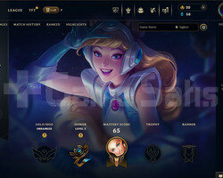 EUNE Unranked | 10 Kostüm - 48 Hero | LoL Hesap