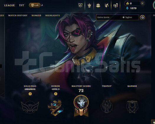EUNE Unranked | 11 Kostüm - 48 Hero | LoL Hesap