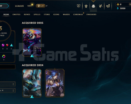 EUNE Silver 3 | 3 Kostüm - 32 Hero | LoL Hesap