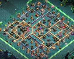 Clash of Clans BB 17 MAX Hesap & Bol Kostüm