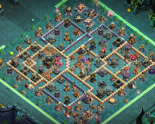 Clash of Clans BB 17 MAX Hesap & Bol Kostüm