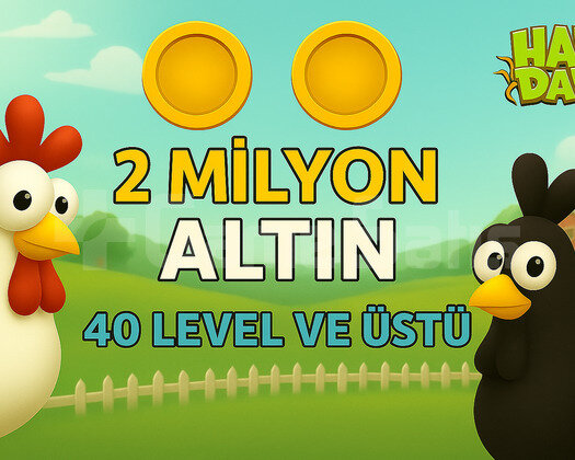 +40 Level 2 Milyon Altın ANINDA TESLİMAT