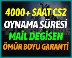 4000+ SAAT CS2 STEAM HESABI