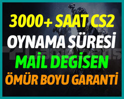 3000+ SAAT CS2 STEAM HESABI