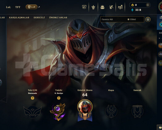 30 LVL BOL KOSTÜMLÜ UNRANKED HESAP HANDMADE!