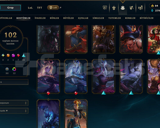 102 SKIN FULL ŞAMPİYON KATA MAIN UCUZ HESAP