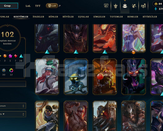 102 SKIN FULL ŞAMPİYON KATA MAIN UCUZ HESAP