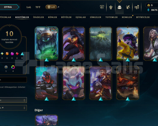 GEÇEN SEZON ZÜMRÜT / DERECELİ HAZIR / UNRANKED