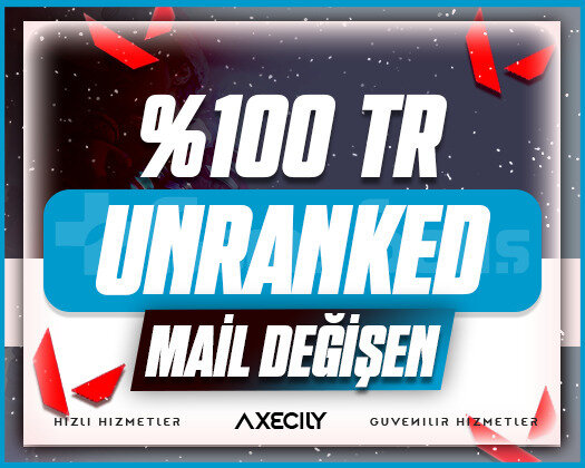 TR - UNRANKED - MAİL DEĞİŞEN / +9300 SATIŞ