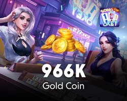 Soho 101 Okey 966K Gold Coin