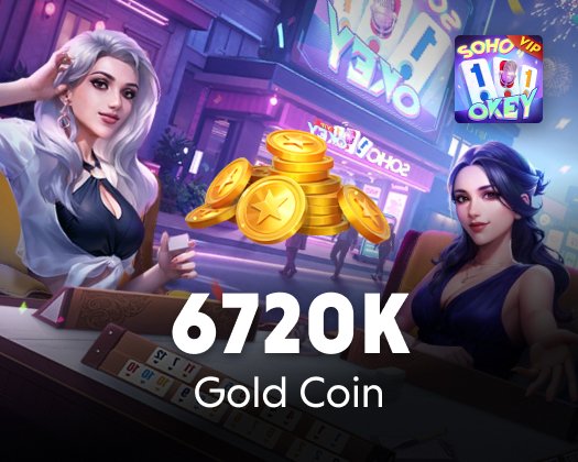 Soho 101 Okey 6720K Gold Coin