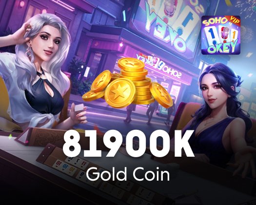 Soho 101 Okey 81900K Gold Coin