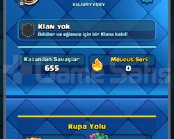 6500 KUPA CLASH ROYALE HESABI BEDAVA FİYATINA