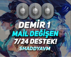 TR - MAİL DEĞİŞEN - DEMİR 1  - ULTRA DÜŞÜK MMR!