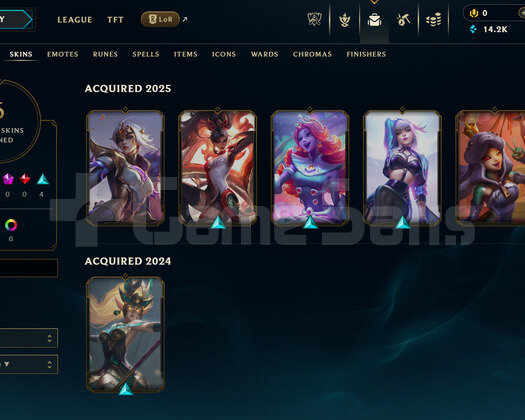 TR Zümrüt 1 | 6 Kostüm - 14K Mö | LoL Hesap