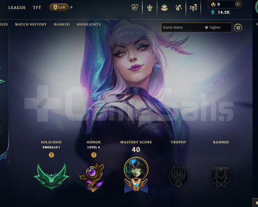 TR Zümrüt 1 | 6 Kostüm - 14K Mö | LoL Hesap