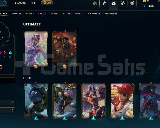 TR 64 WR Zümrüt 4 | 16 Kostüm - 42 Hero | LoL Hesa