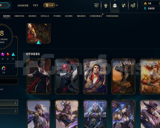 TR Zümrüt 4 | 18 Kostüm - 69 Hero | LoL Hesap