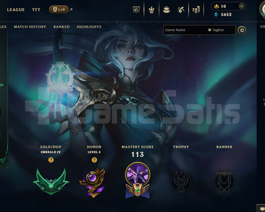 TR Zümrüt 4 | 18 Kostüm - 69 Hero | LoL Hesap