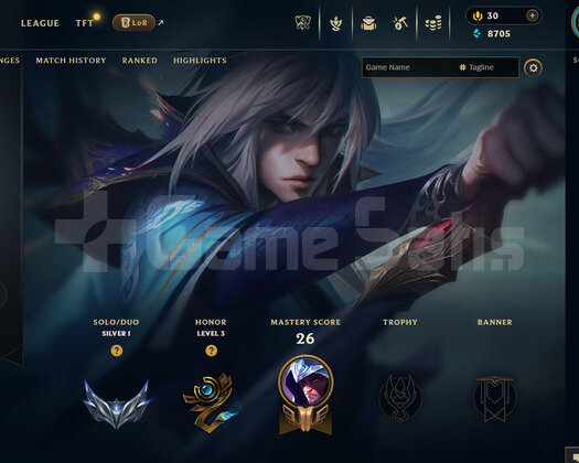 TR Silver 1 | 8 Kostüm - 24 Hero | LoL Hesap