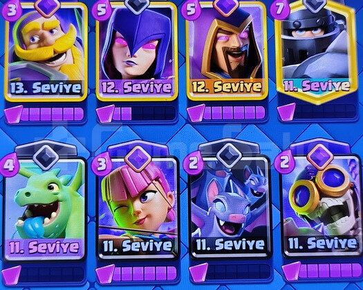 6400 kupa Baya iyi Clash Royale Efsane Hesap