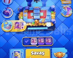 6400 kupa Baya iyi Clash Royale Efsane Hesap