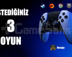 İstediğiniz 3 Oyun + Garanti