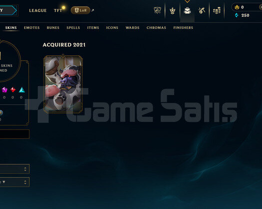 EUNE Unranked | 1 Kostüm - 35 Hero | LoL Hesap