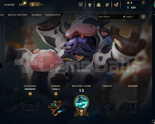 EUNE Unranked | 1 Kostüm - 35 Hero | LoL Hesap
