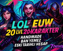 BAN YEMEZ EUW 20+ Şampiyon 20 Lvl Unranked