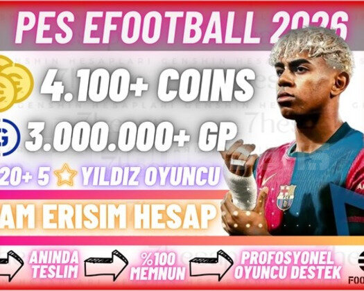 ANDROID 4100 COIN + 3M GP - TAM ERİŞİM HESAP