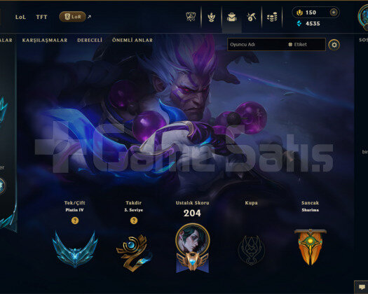 TR | 30 SKİN | PLATİN 4